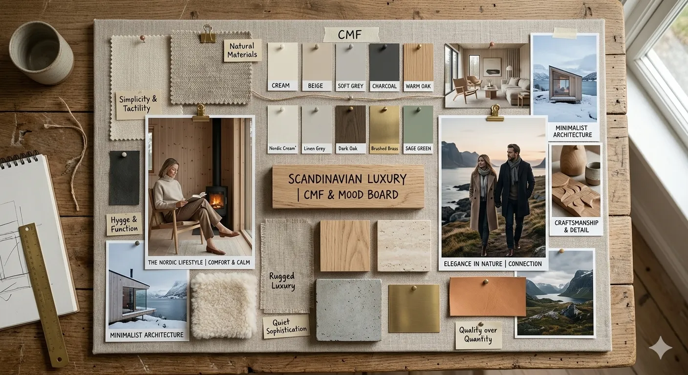 Materials and finishes board